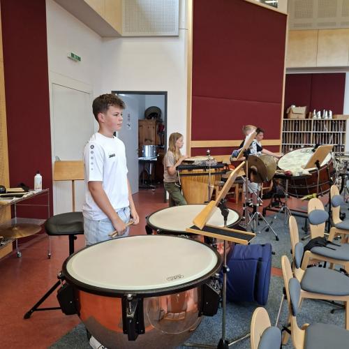 Probentag Schulorchester
