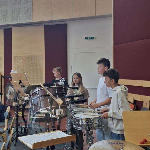 Probentag Schulorchester