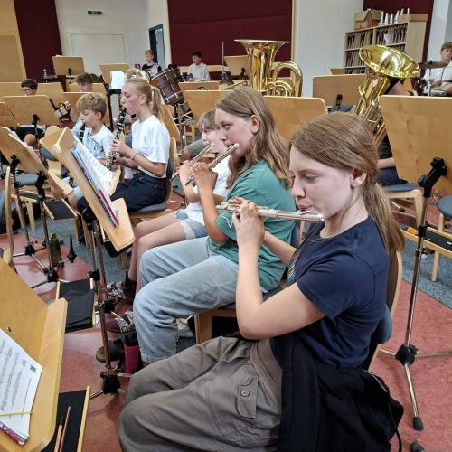 Probentag Schulorchester