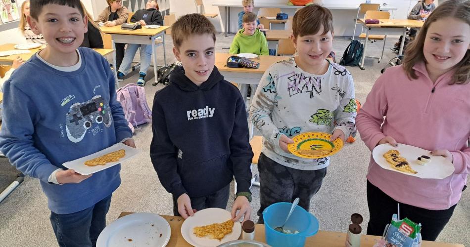 Waffeln in Deutsch