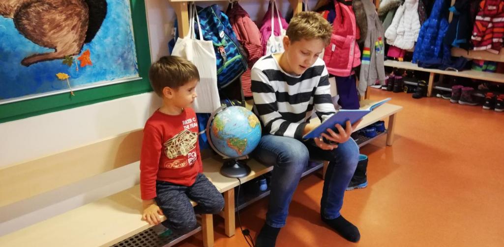 Vorlesen im Kindergarten - 3a
