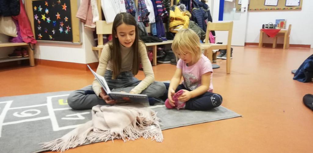 Vorlesen im Kindergarten - 3b