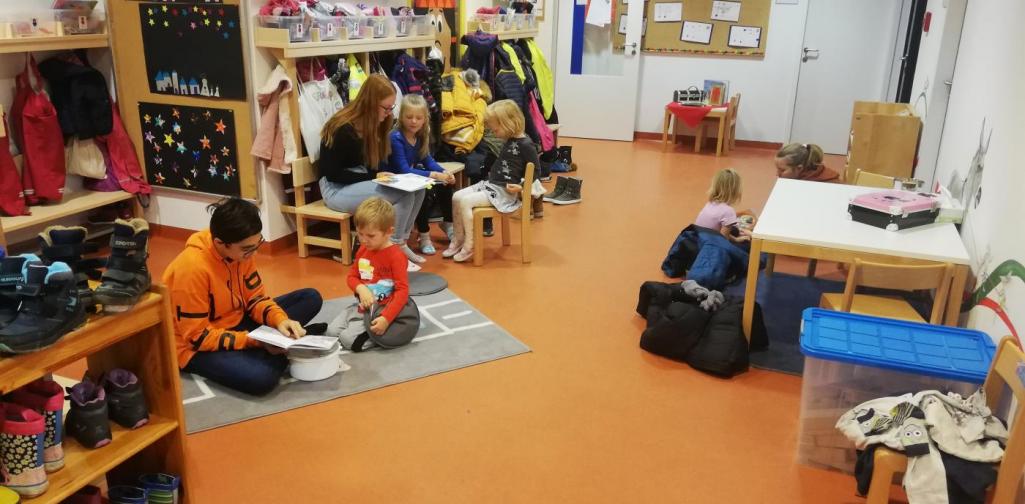 Vorlesen im Kindergarten - 3b
